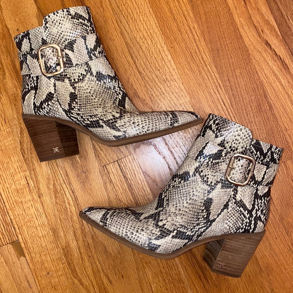 Sam Edelman Snake Print Boot - Picture 2 of 8
